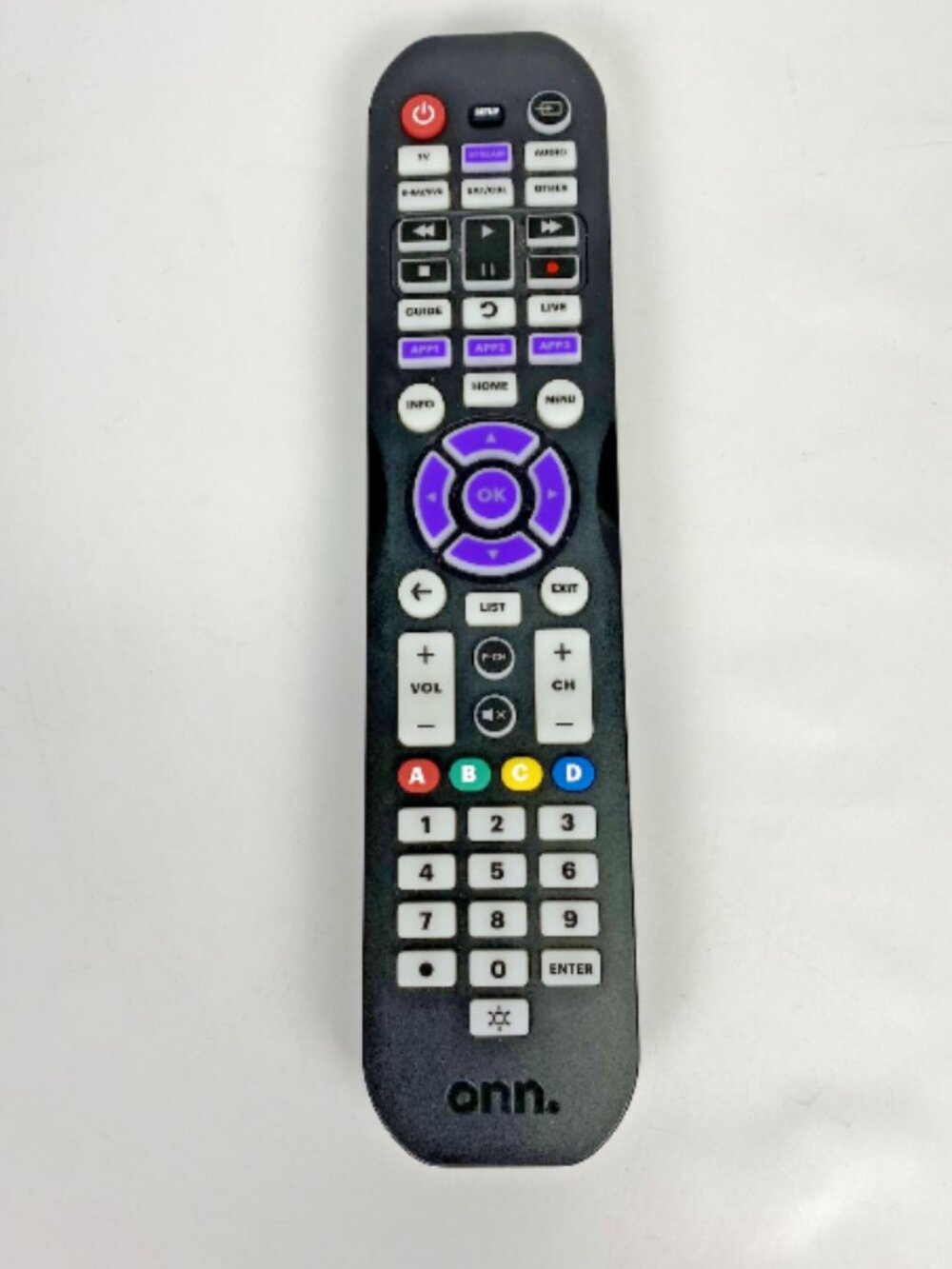 Watch Onn Universal 6 Device Remote Compatible w/ HDTV Apple ROKU DVD Blu -Ray